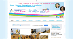Desktop Screenshot of enacal.com.ni