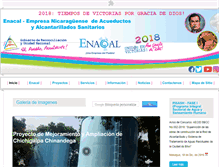Tablet Screenshot of enacal.com.ni